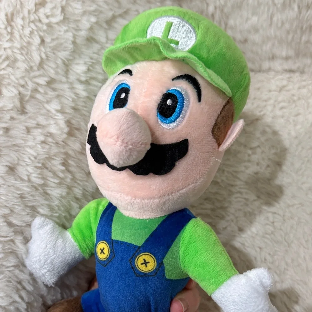 Luigi Plush Toy - Green and Blue Kids Stuffed Character
